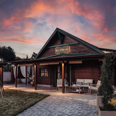 Wood House "Private Spa" Vergia Exterior foto